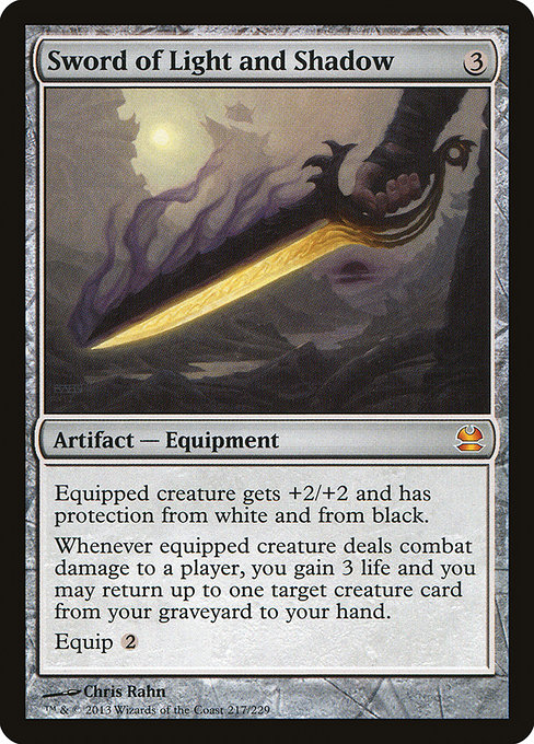 Sword of Light and Shadow from Modern Masters