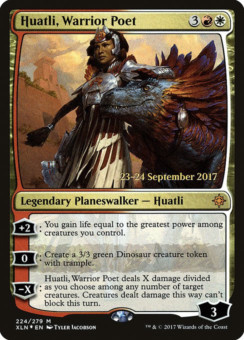 Huatli, Warrior Poet from Ixalan Promos