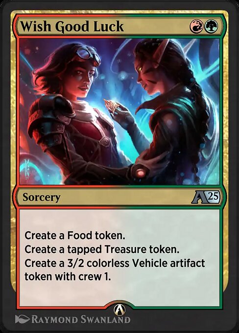 Wish Good Luck highlighted card art