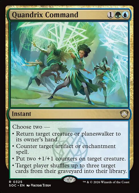 Quandrix Command from Secrets of Strixhaven Commander