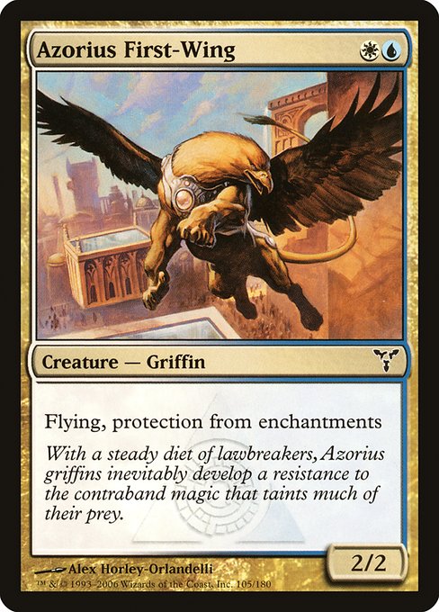 Azorius First-Wing highlighted card art