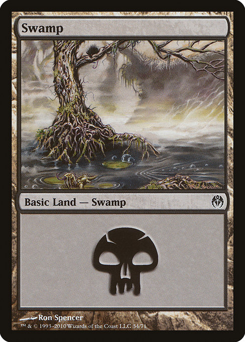 Swamp from Duel Decks: Phyrexia vs. the Coalition