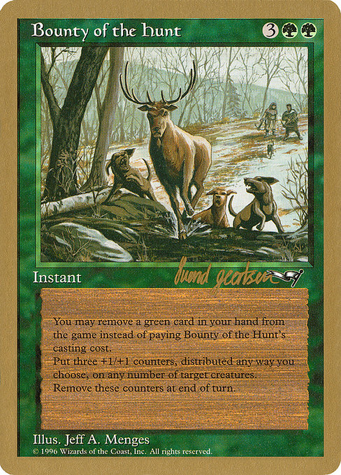 Bounty of the Hunt from World Championship Decks 1997