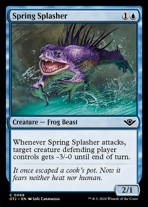 Spring Splasher highlighted card art