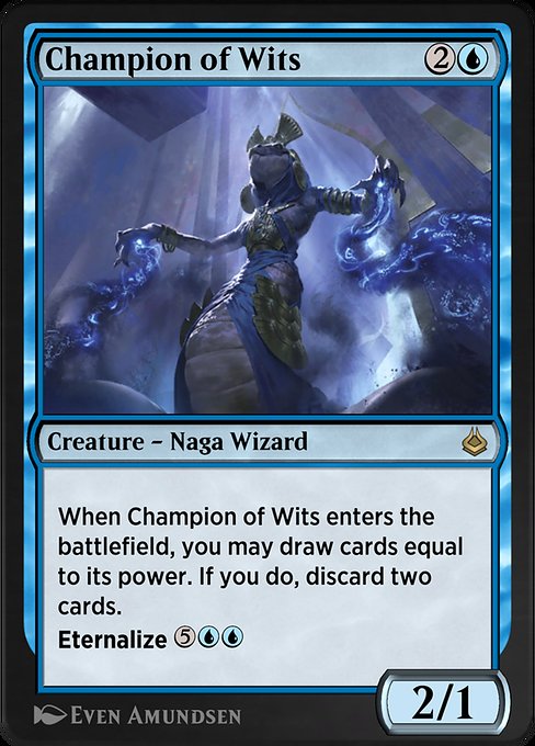 Champion of Wits from Amonkhet Remastered