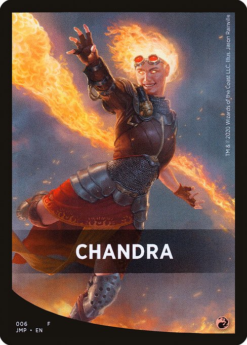 Chandra highlighted card art