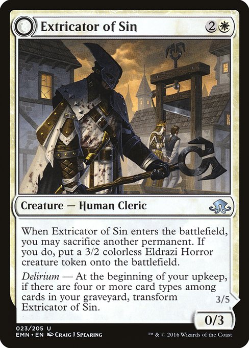 Extricator of Sin // Extricator of Flesh from Eldritch Moon