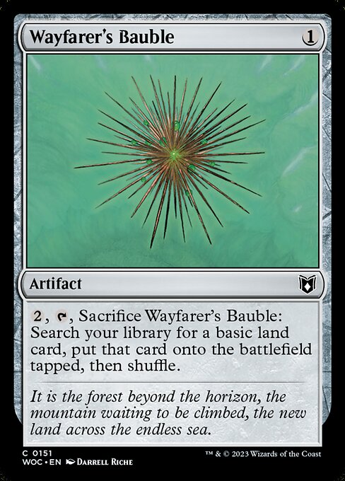 Wayfarer's Bauble from Wilds of Eldraine Commander