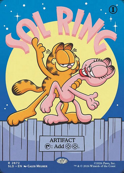 Sol Ring highlighted card art