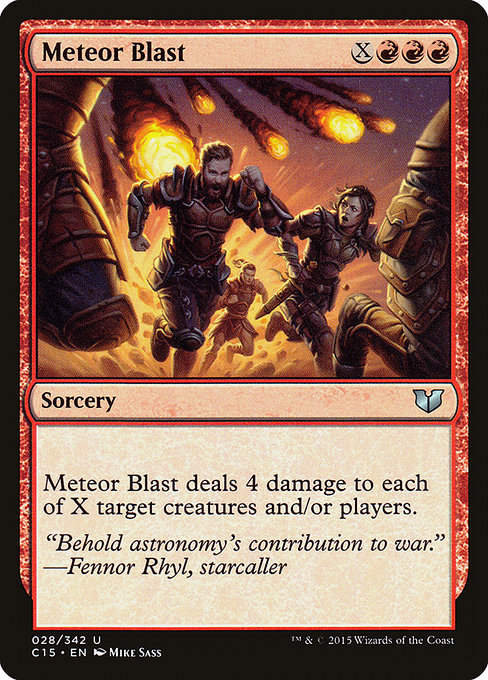 Meteor Blast from Commander 2015