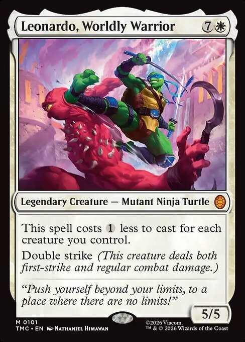 Leonardo, Worldly Warrior from Teenage Mutant Ninja Turtles Eternal