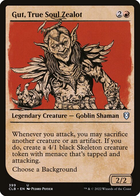Gut, True Soul Zealot from Commander Legends: Battle for Baldur's Gate