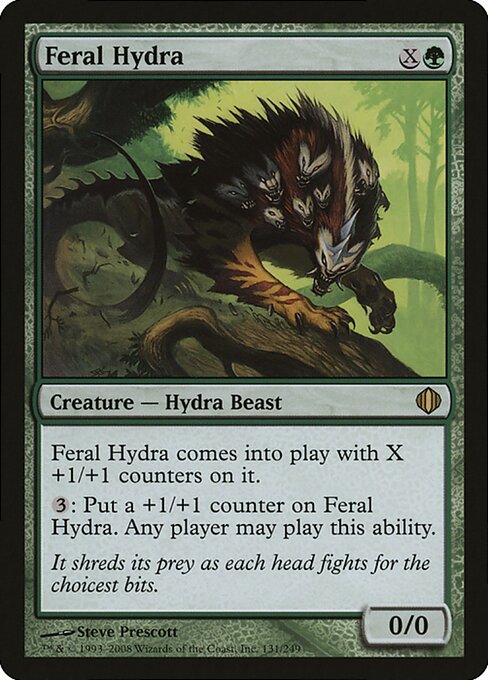 Feral Hydra from Magic Player Rewards 2009