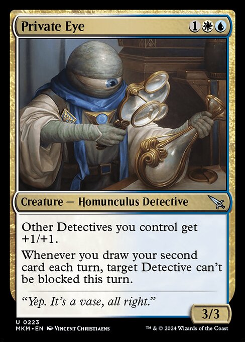 Private Eye highlighted card art