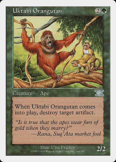 Uktabi Orangutan from Classic Sixth Edition