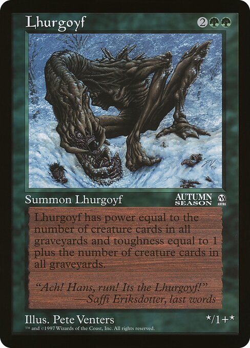 Lhurgoyf from Oversized League Prizes
