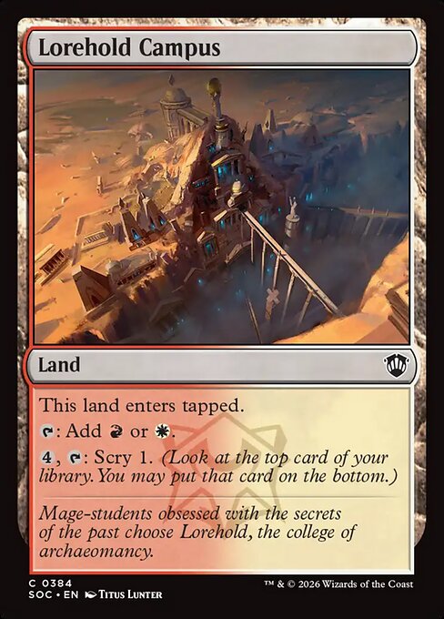 Lorehold Campus from Secrets of Strixhaven Commander