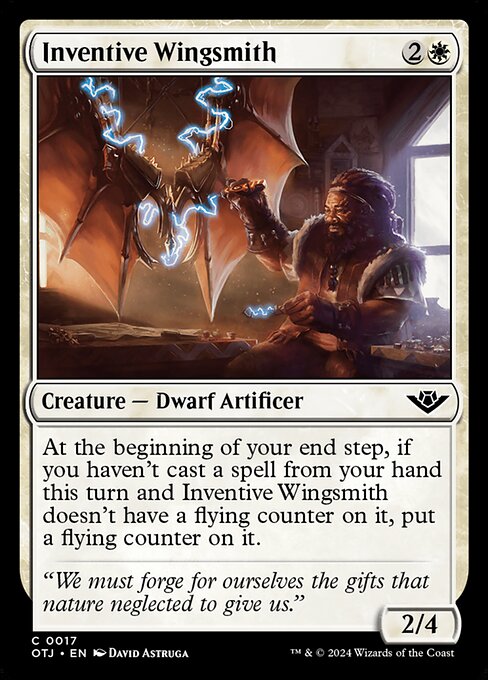 Inventive Wingsmith highlighted card art