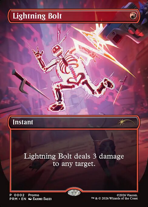 Lightning Bolt from Wizards Play Network 2026