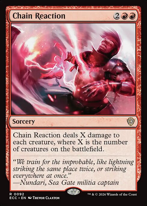 Chain Reaction from Lorwyn Eclipsed Commander