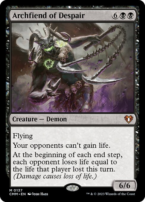 Archfiend of Despair from Commander Masters