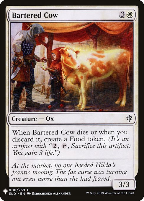Bartered Cow highlighted card art