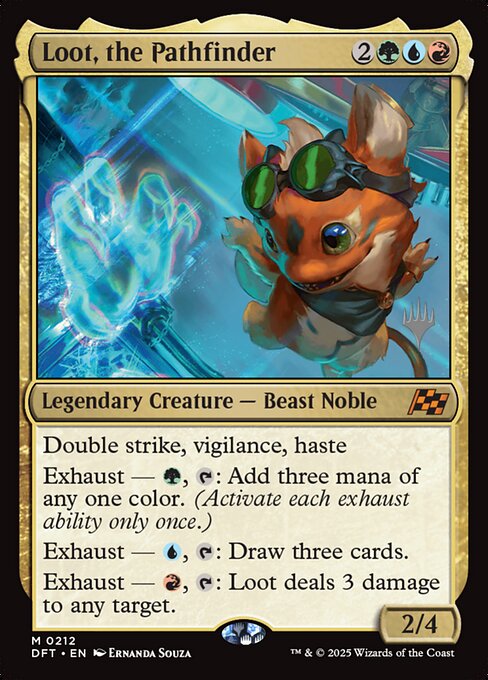 Loot, the Pathfinder from Aetherdrift Promos