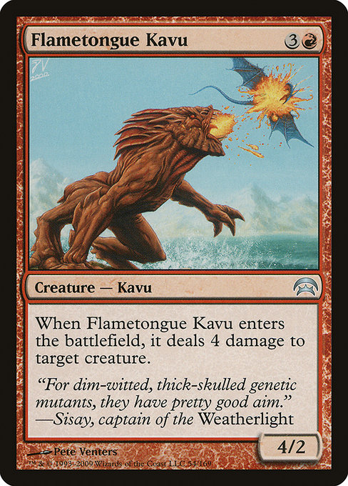 Flametongue Kavu from Planechase