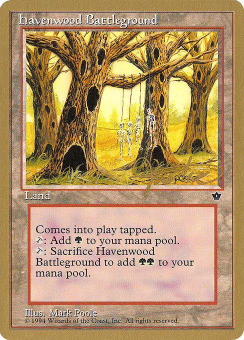 Havenwood Battleground from Pro Tour Collector Set