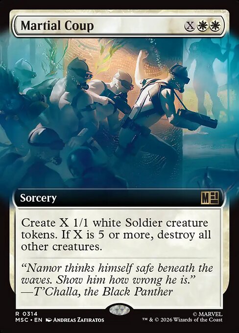 Martial Coup from Marvel Super Heroes Commander