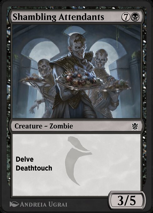 Shambling Attendants highlighted card art