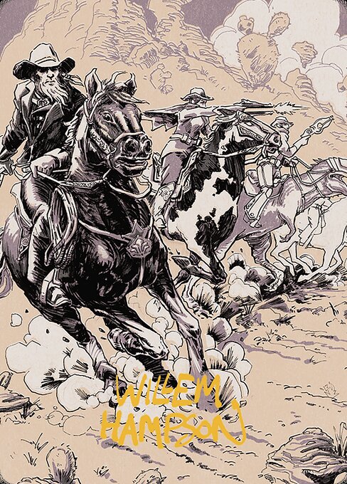 Overwhelming Forces // Overwhelming Forces from Outlaws of Thunder Junction Art Series