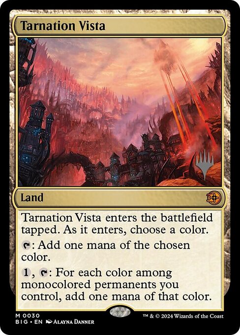 Tarnation Vista highlighted card art