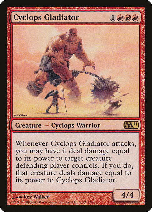 Cyclops Gladiator highlighted card art