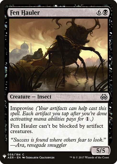 Fen Hauler from The List
