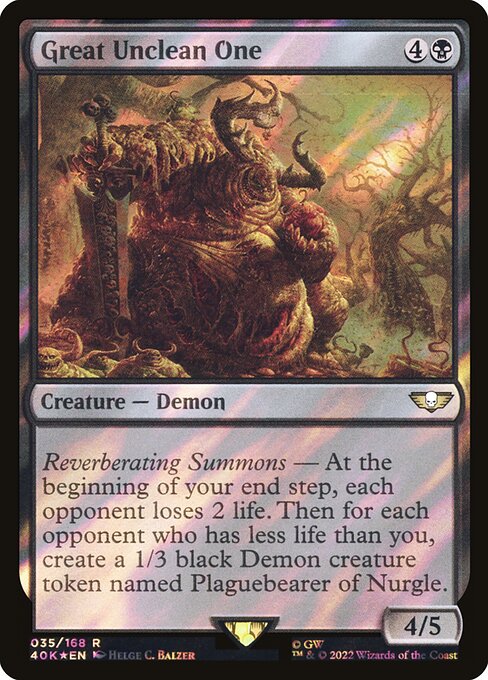 Great Unclean One from Warhammer 40,000 Commander