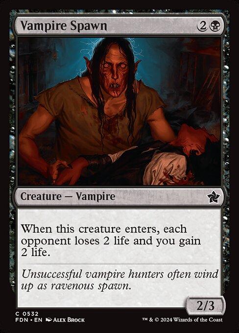 Vampire Spawn highlighted card art