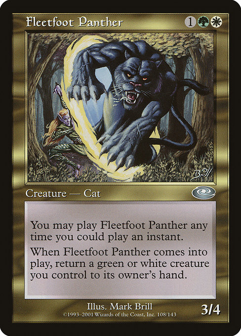 Fleetfoot Panther from Planeshift
