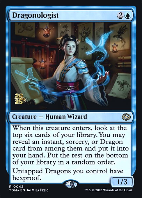 Dragonologist from Tarkir: Dragonstorm Promos