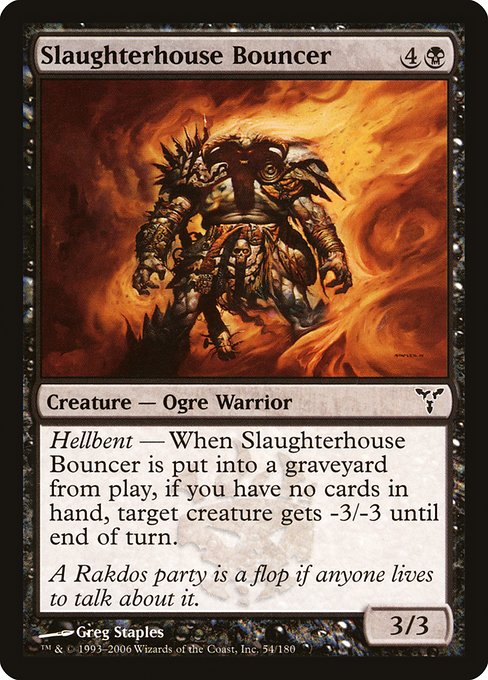 Slaughterhouse Bouncer highlighted card art
