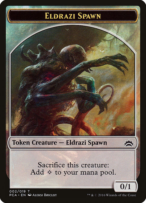 Eldrazi Spawn from Planechase Anthology Tokens