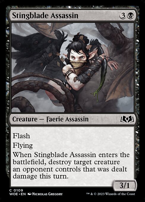 Stingblade Assassin highlighted card art