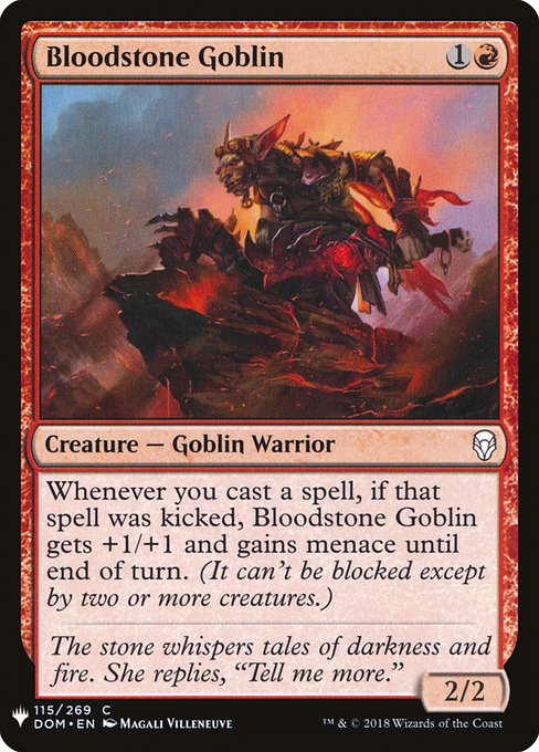 Bloodstone Goblin highlighted card art