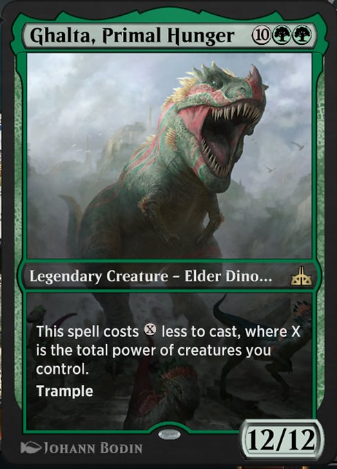 Ghalta, Primal Hunger from MTG Arena Promos