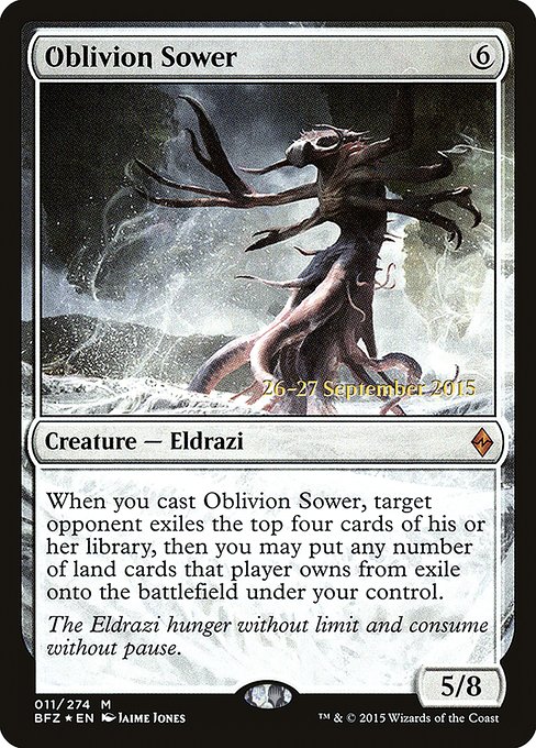 Oblivion Sower from Battle for Zendikar Promos
