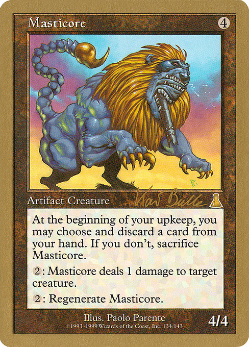 Masticore from World Championship Decks 1999