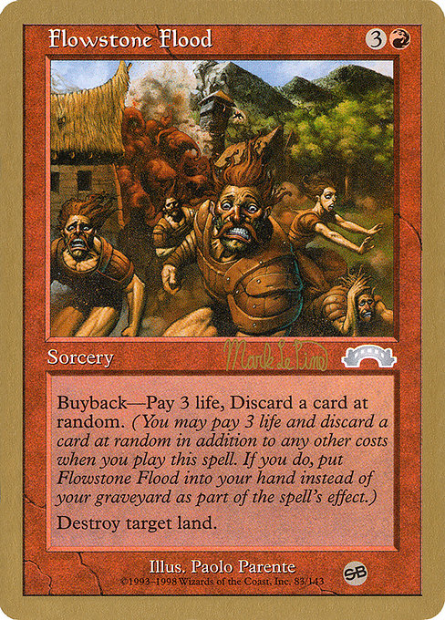 Flowstone Flood highlighted card art