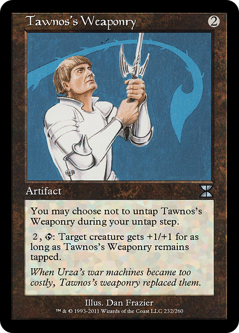 Tawnos's Weaponry highlighted card art