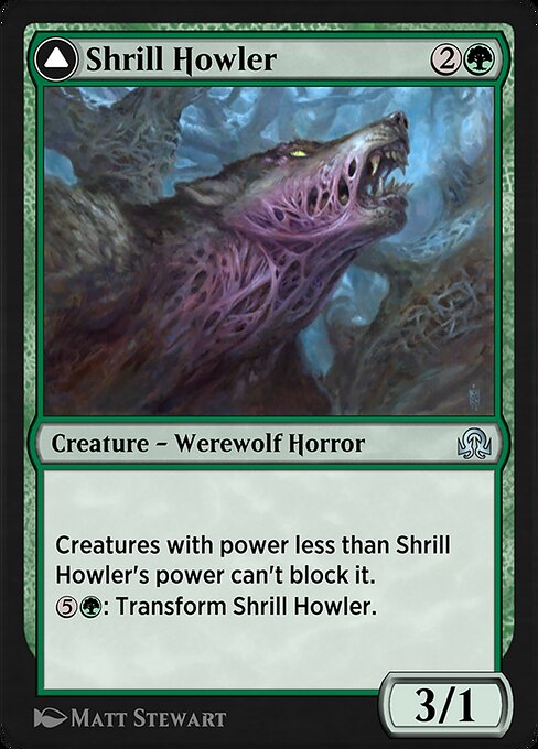 Shrill Howler // Howling Chorus from Shadows over Innistrad Remastered