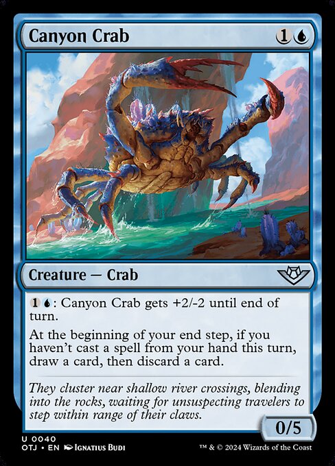Canyon Crab highlighted card art